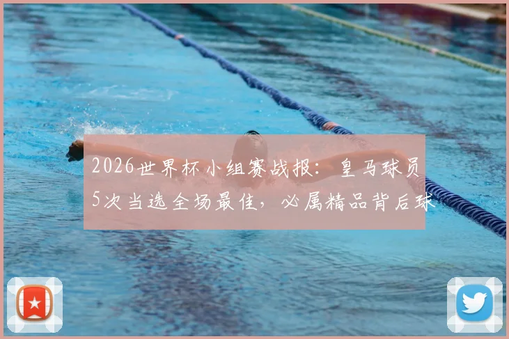 2026世界杯小组赛战报：皇马球员5次当选全场最佳，必属精品背后球星实力解析